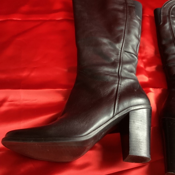 Audrey Brooke Dallas Leather High Boots - Picture 6 of 7